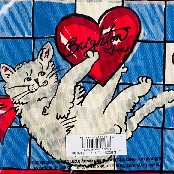 BRIGHTON Love Sparkle Bow Tote NWT - Picture 10 of 10